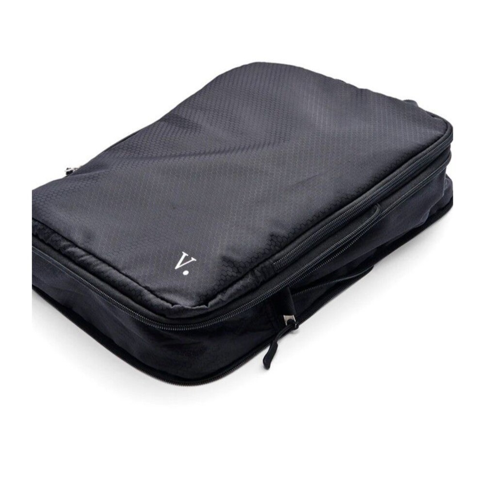 Verdict Packing Cubes Set 3 Travel Organizer Bags Who Let The Air Out Black NEW - Picture 4 of 10
